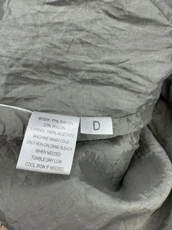 Ann Taylor Loft Mini Skirt Green with Zipper size 6 Medium - Picture 5 of 6